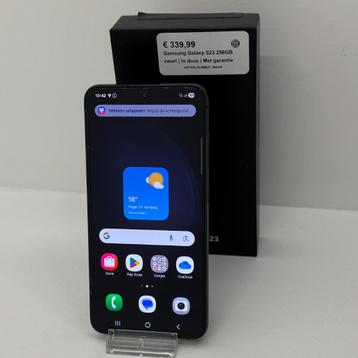 Samsung Galaxy S23 256GB zwart | In doos | beschikbaar voor biedingen