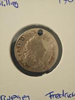 1702 8 Skilling Noorwegen Fredrik IV, Ophalen of Verzenden, Overige landen, Losse munt, Zilver