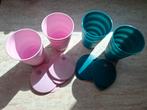 Tupperware rietjesbekers, Ophalen of Verzenden, Zo goed als nieuw