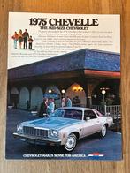 1975 Chevrolet Chevelle brochure, Ophalen of Verzenden, Zo goed als nieuw, Chevrolet