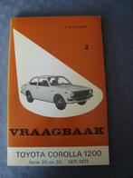 Vraagbaak toyota corolla 1200 serie 20 en 30 / 1971-1977, Ophalen of Verzenden