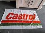 Castrol vlag oud collectors item, Reclamebord, Ophalen of Verzenden, Zo goed als nieuw