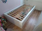 bed Ikea MALM Bedframe, met 2 bedlades, wit, 90x200 cm, Huis en Inrichting, Slaapkamer | Bedden, Ophalen, Gebruikt, 90 cm, Eenpersoons
