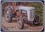 Ferguson MF35 grijs tractor reclamebord van metaal wandbord, Verzamelen, Reclamebord, Info@deconoord.nl, Deco Noord, Nieuw