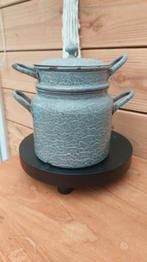 grijs gewolkt emaille, Antiek en Kunst, Ophalen of Verzenden