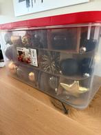 Kerstballen Goud & Zwart + opbergdozen, Ophalen