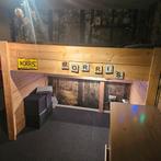 Hoogslaper steigerhout, 120x200, Ophalen, Zo goed als nieuw, Hoogslaper