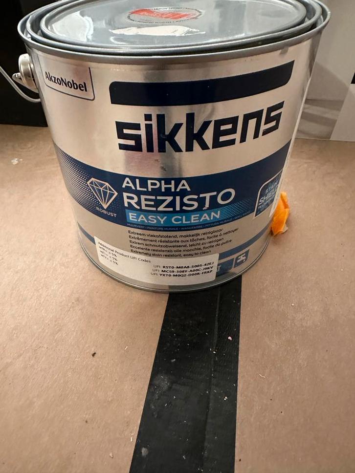 Witte Verf & Lak - Sikkens & Julien, Doe-het-zelf en Verbouw, Verf, Beits en Lak, Nieuw, Verf, 5 tot 10 liter, Wit, Ophalen