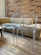 4x Design Stoelen plexiglas - binnen & buiten, Huis en Inrichting, Ophalen, Kunststof, Gebruikt, Overige kleuren