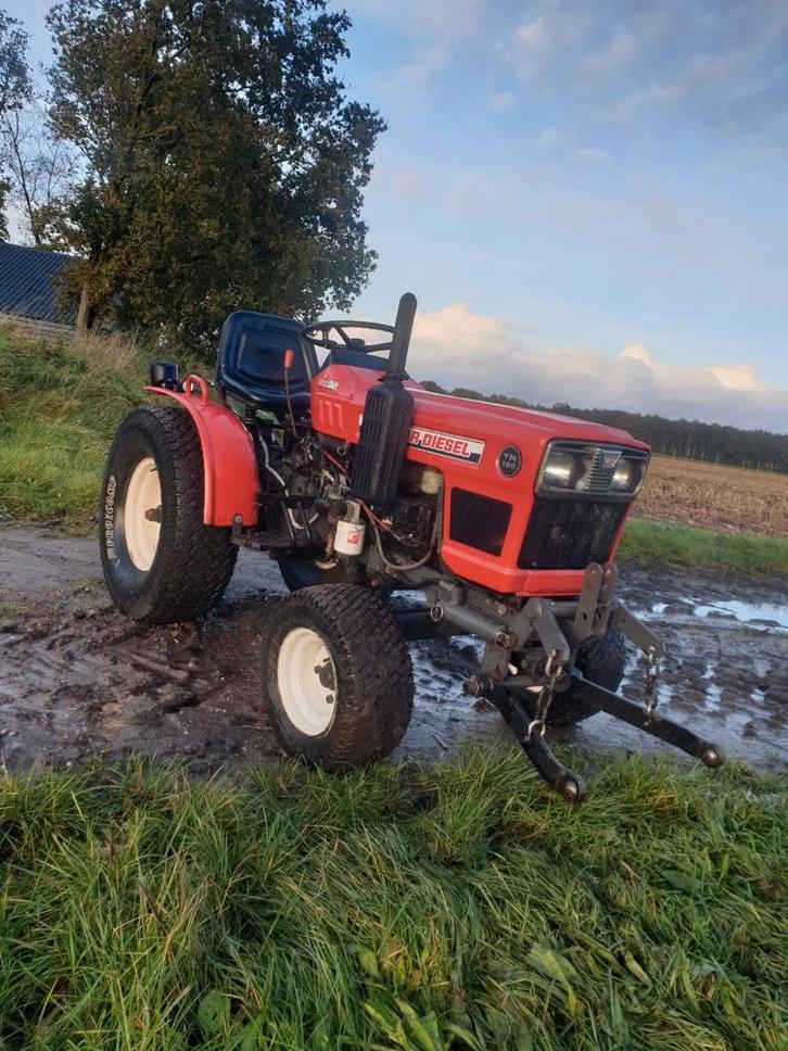 Yanmar 186 Compact Tractor met fronthef, Zakelijke goederen, Agrarisch | Tractoren, tot 2500, Overige merken, tot 80 Pk, Gebruikt