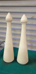 sier flessen creme aardewerk met dop, Ophalen of Verzenden, 'T Olde Gre-j, Info@toldegrej.nl, Endepoelstraat 20f Didam