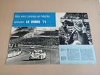 Artikel (uit oud tijdschrift) Porsche 917/ Gijs v L (1971), Auto's, Gebruikt, Verzenden