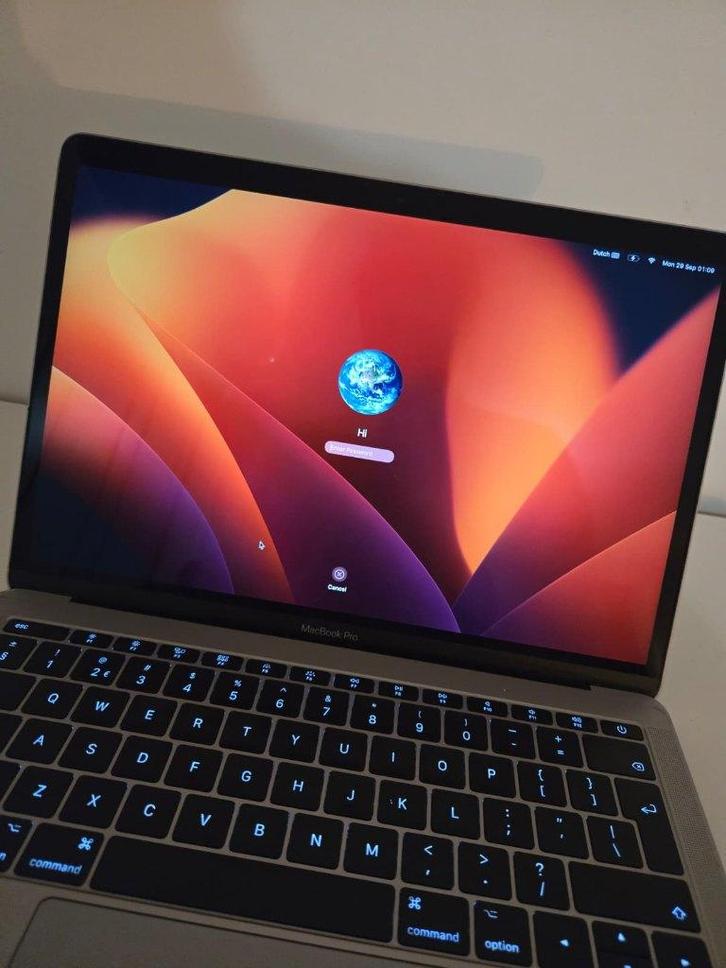 Apple MacBook Pro 2017 13,3" 128GB ssd Zilver (Qwerty), Computers en Software, Apple Macbooks, Zo goed als nieuw, MacBook Pro