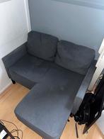 vidaXL 2-zitsbank met ligdeel - Donkergrijs (corduroy), Huis en Inrichting, Banken | Bankstellen, Ophalen, 100 tot 125 cm, Minder dan 150 cm