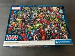 Clementoni puzzel 1000 stukjes Marvel, Ophalen of Verzenden, 500 t/m 1500 stukjes, Zo goed als nieuw
