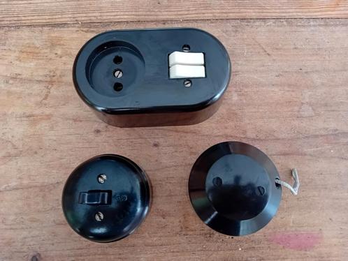 Bakkelieten schakelaar stopcontact, Doe-het-zelf en Verbouw, Elektra en Kabels, Nieuw, Ophalen of Verzenden