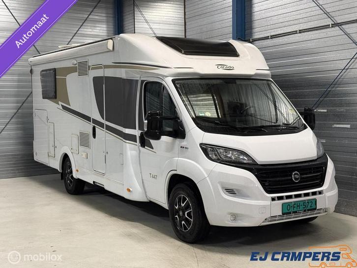 Carado T447 Enkele bedden / Automaat!, Caravans en Kamperen, Campers, Bedrijf, Half-integraal, Carado, Diesel, Automaat, 7 tot 8 meter