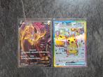Pokemon kaarten eeveelutions jolteon shiny pikachu hits ex v, Hobby en Vrije tijd, Verzamelkaartspellen | Pokémon, Ophalen of Verzenden