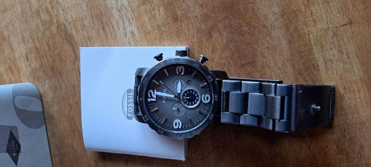Fossel heren horloge, Sieraden, Tassen en Uiterlijk, Sporthorloges, Zo goed als nieuw, Ophalen of Verzenden