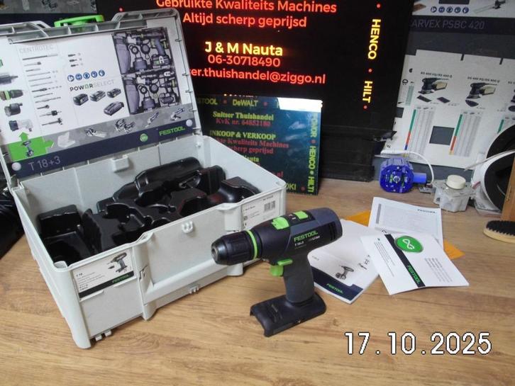 Festool Boor/Schroefmachine., Doe-het-zelf en Verbouw, Gereedschap | Boormachines, Nieuw, Boor- en Schroefmachine, Minder dan 400 watt