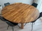Woood Rhonda ronde eettafel 150 cm, Huis en Inrichting, Tafels | Eettafels, Ophalen, Gebruikt, Rond, 100 tot 150 cm