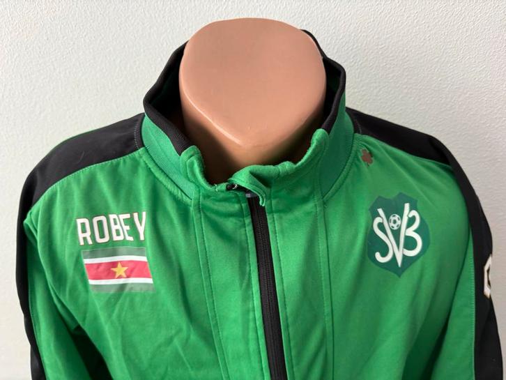 Groene Robey SVB trainingsjas SURINAME zgan maat L, Kleding | Heren, Sportkleding, Zo goed als nieuw, Voetbal, Maat 52/54 (L)