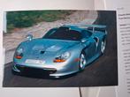 Porsche 911 GT1 (straatversie) persmap - 1997, Ophalen of Verzenden, Zo goed als nieuw, Porsche