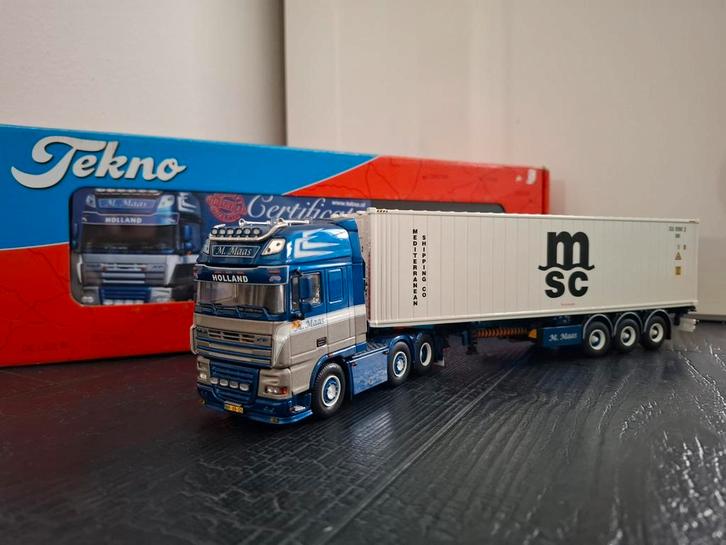 Tekno Daf M.Maas, Hobby en Vrije tijd, Modelauto's | 1:50, Nieuw, Bus of Vrachtwagen, Tekno, Ophalen of Verzenden