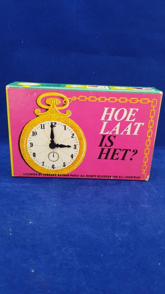 Vintage spel Hoe Laat is Het? Selecta, jaren 70/80. 5A1, Hobby en Vrije tijd, Gezelschapsspellen | Overige, Gebruikt, Ophalen of Verzenden