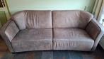 Lederen 2.5 zitbank messi, Ophalen, Zo goed als nieuw, 200 tot 250 cm, Leer