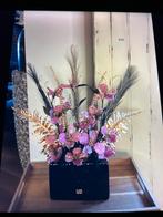 Handtas vaas met kunstbloemen, Ophalen of Verzenden, Nieuw, Binnen