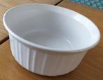 Ronde witte ovenschaal 17,5 cm, Ophalen of Verzenden, Zo goed als nieuw