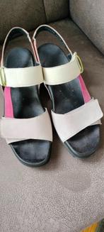 Durea wijdte G maat 38.5, Durea, Beige, Zo goed als nieuw, Sandalen of Muiltjes