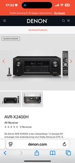 Denon AVR-X2400H, Audio, Tv en Foto, Versterkers en Receivers, Ophalen of Verzenden, Zo goed als nieuw, 120 watt of meer, Denon