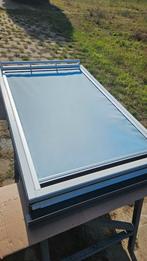 2x Velux DKL PK08 Lichtblauw Verduisteringsgordijn, Blauw, 100 tot 150 cm, Zo goed als nieuw, Modern
