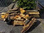 Gebruikt Hout - Brandhout - Meranti vloer delen, Doe-het-zelf en Verbouw, Ophalen, Gebruikt, 25 tot 50 mm, Plank