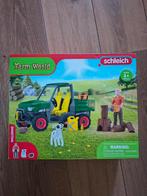Schleich Farm world Houtzager met voertuig 42659, Ophalen of Verzenden, Nieuw, Jongen of Meisje
