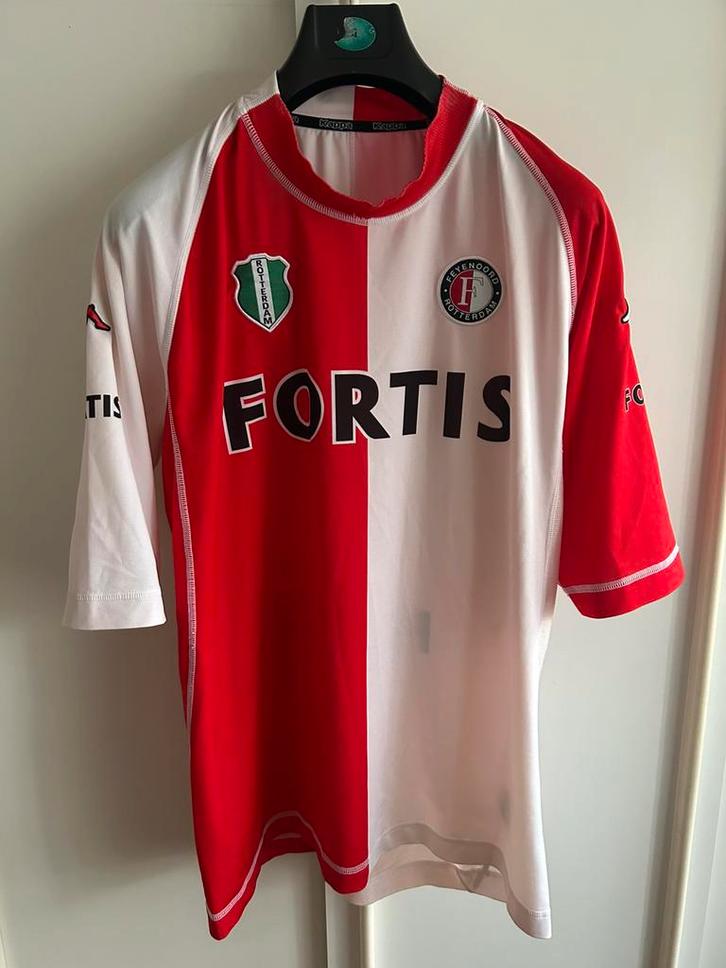 Vintage Feyenoord voetbalshirt voetbal shirt 04-05 Kappa, Sport en Fitness, Voetbal, Gebruikt, Shirt, Groter dan maat XL, Ophalen of Verzenden