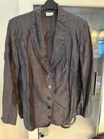Blazer Frank Walder grijs maat 50 linnen, Kleding | Dames, Grote Maten, Ophalen of Verzenden, Zo goed als nieuw, Jasje of Colbert