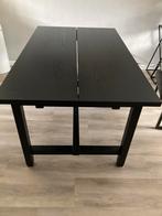 IKEA Nordviken eettafel bruin/zwart, Ophalen, Gebruikt, 50 tot 100 cm, Vijf personen of meer