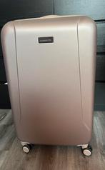 Prachtige champagne kleurige koffer, Ophalen of Verzenden, Zo goed als nieuw, Hard kunststof