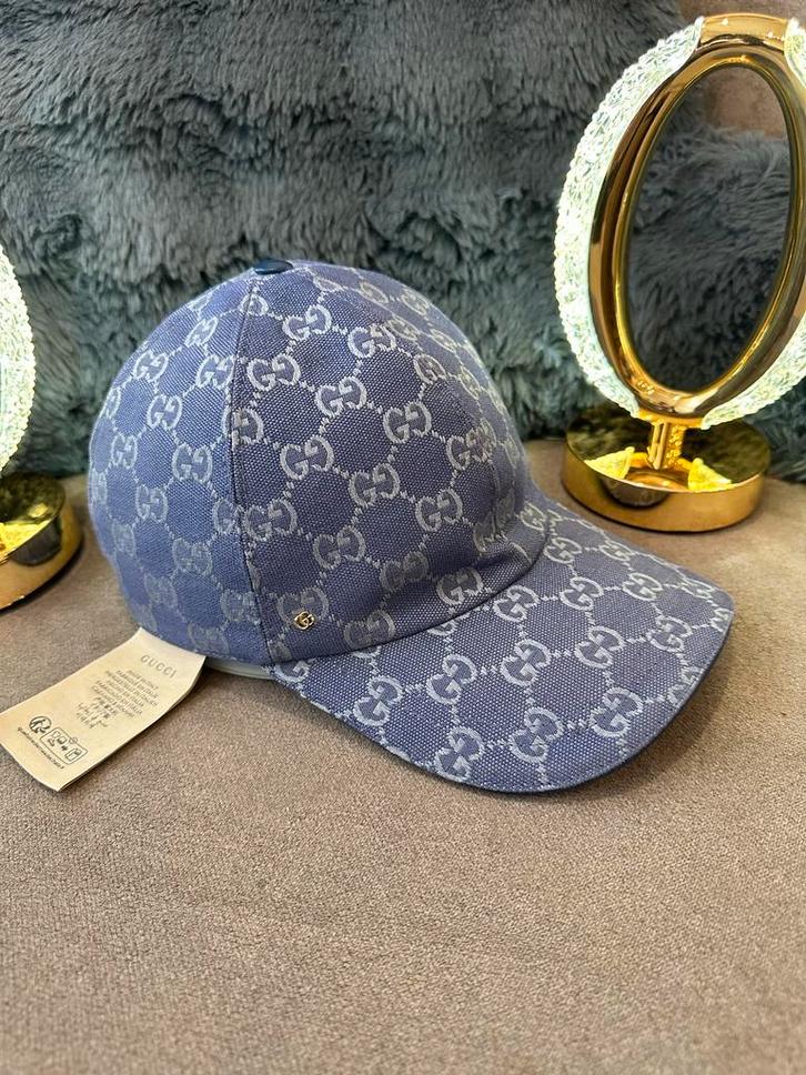 Gucci Pet Dubai Blauw, Kleding | Heren, Hoeden en Petten, Nieuw, Pet, One size fits all, Ophalen of Verzenden