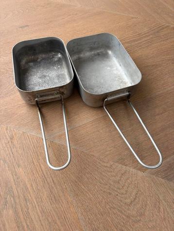 Pannenset | lichtgewicht | metaal | gamelle | kamperen | set beschikbaar voor biedingen