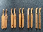 Vintage houten Friese doorlopers uit Akkrum decoratief, Ophalen, Gebruikt, Friese doorlopers, Overige merken