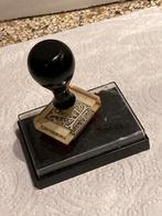 Oude stempel, Antiek en Kunst, Ophalen of Verzenden