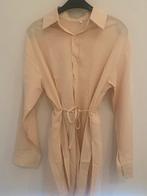 Satijnen playsuit, Verzenden, Nieuw, Maat 36 (S), Beige