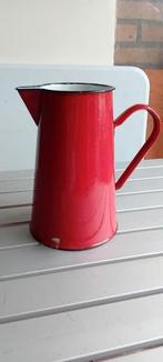 emaille kannetje 28/30 cm hoog geen beschadigingen, Ophalen of Verzenden, Zo goed als nieuw