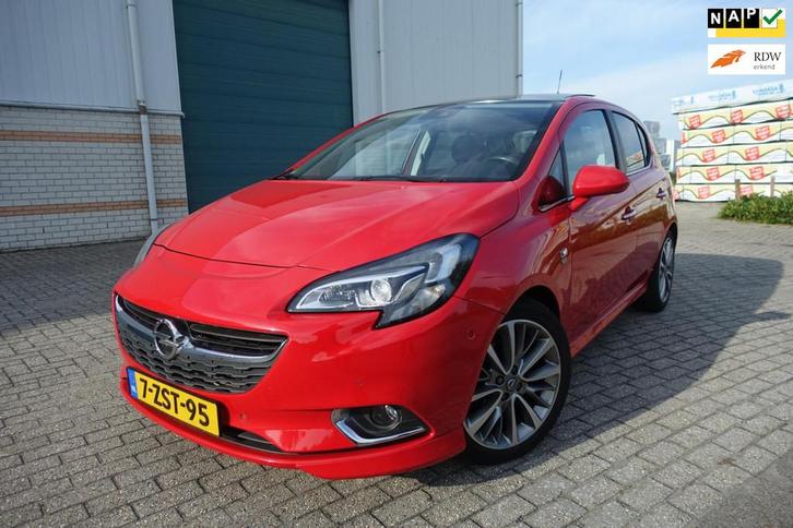 Opel Corsa 1.0 Turbo Cosmo -opc line - afn.trekhaak -pann. d, Auto's, Opel, Particulier, Te koop, Corsa, ABS, Airbags, Airconditioning