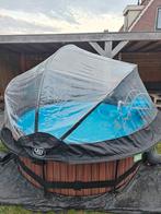 Exit Zwembad 244cm met Kap, Trap & Isolatie, Tuin en Terras, Zwembaden, Gebruikt, Rond, 300 cm of meer, Ophalen