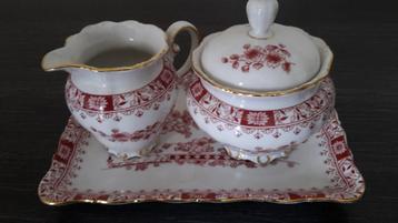 suiker en melk setje plus 2 kop en schotels beschikbaar voor biedingen